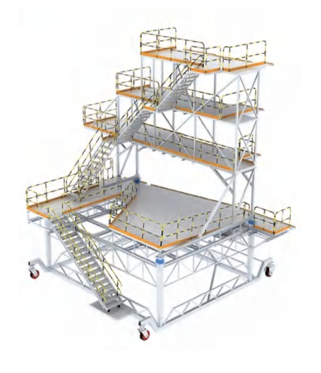 Whole ground mobile docking station